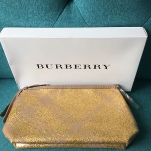 Burberry cosmetic/ travel pouch